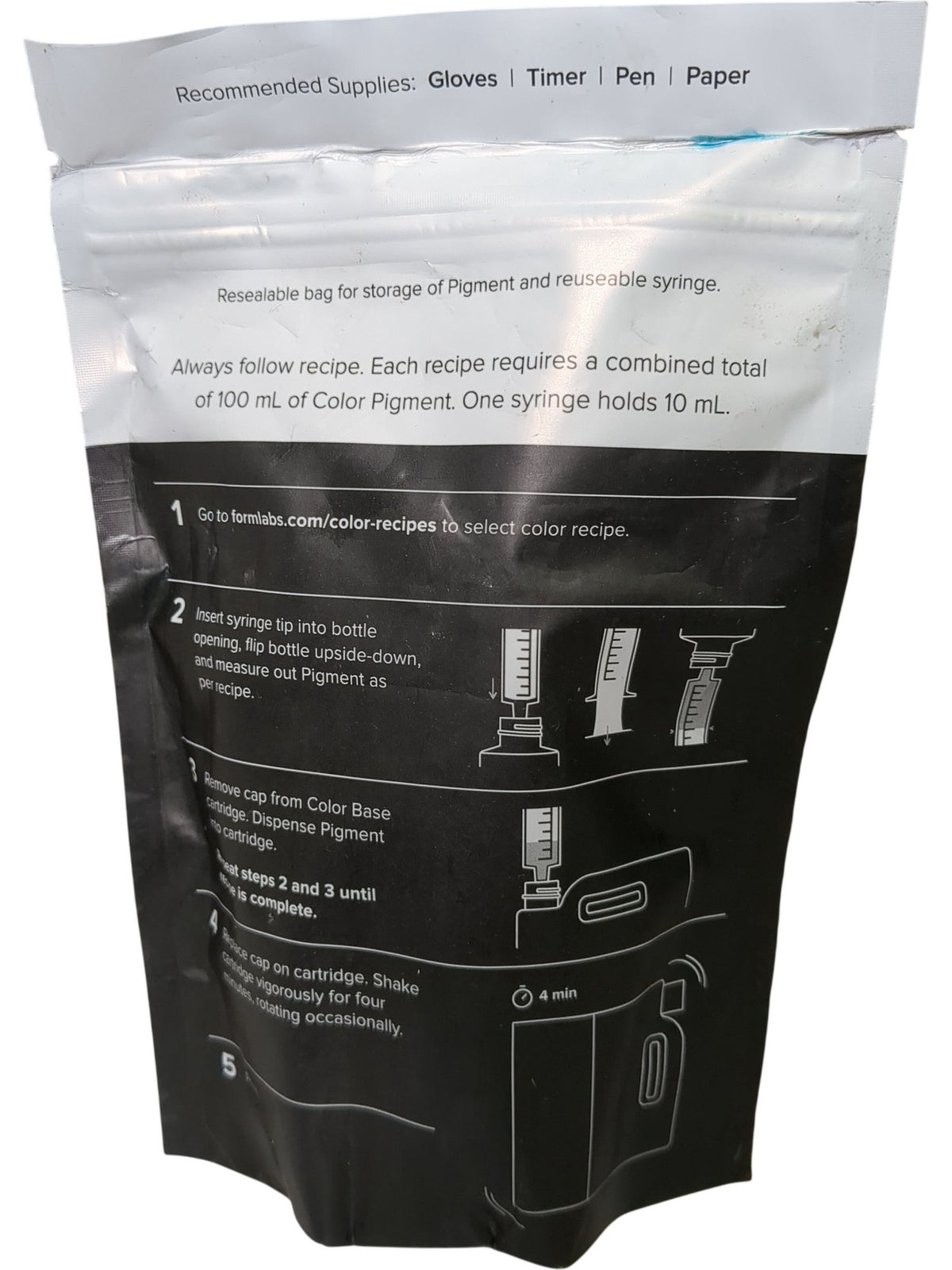 Formlabs | White Color Pigment | 115 mL + 1 Syringe