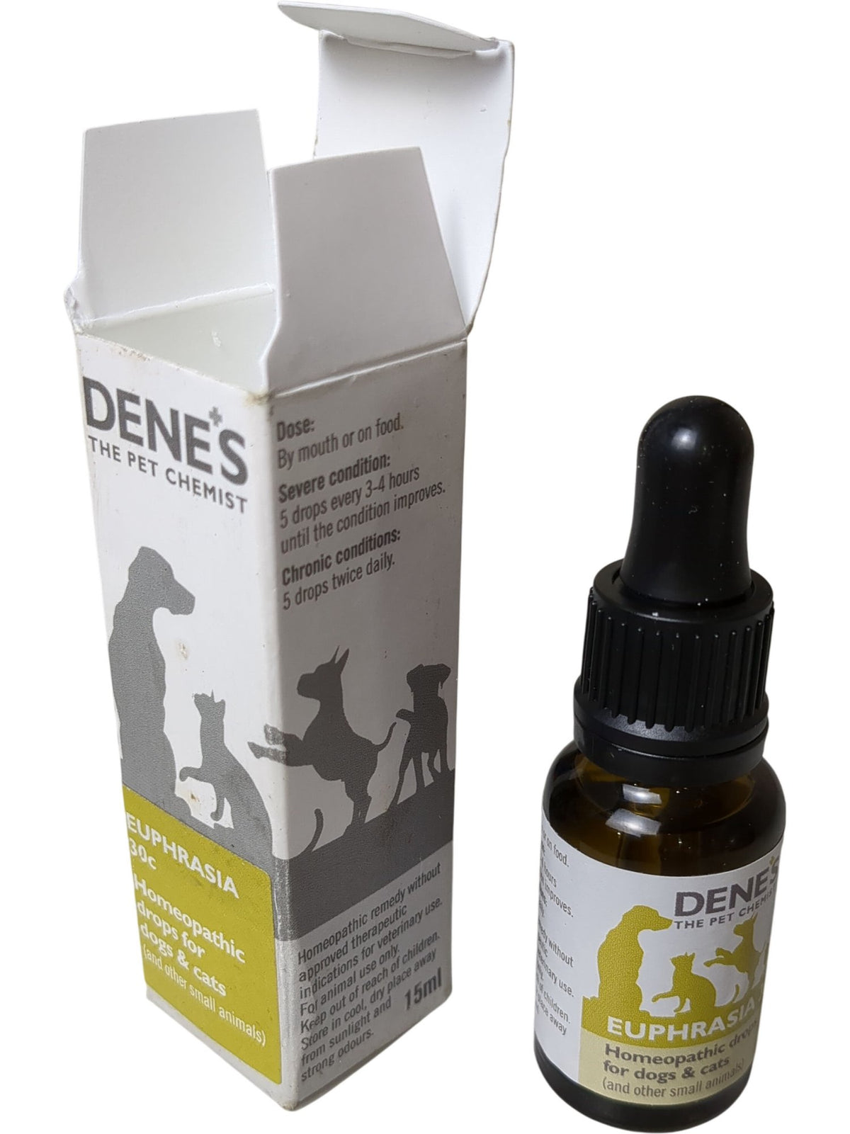 Dene's | Homeopathic Drops for Dogs & Cats | Euphrasia 30c | 15ml