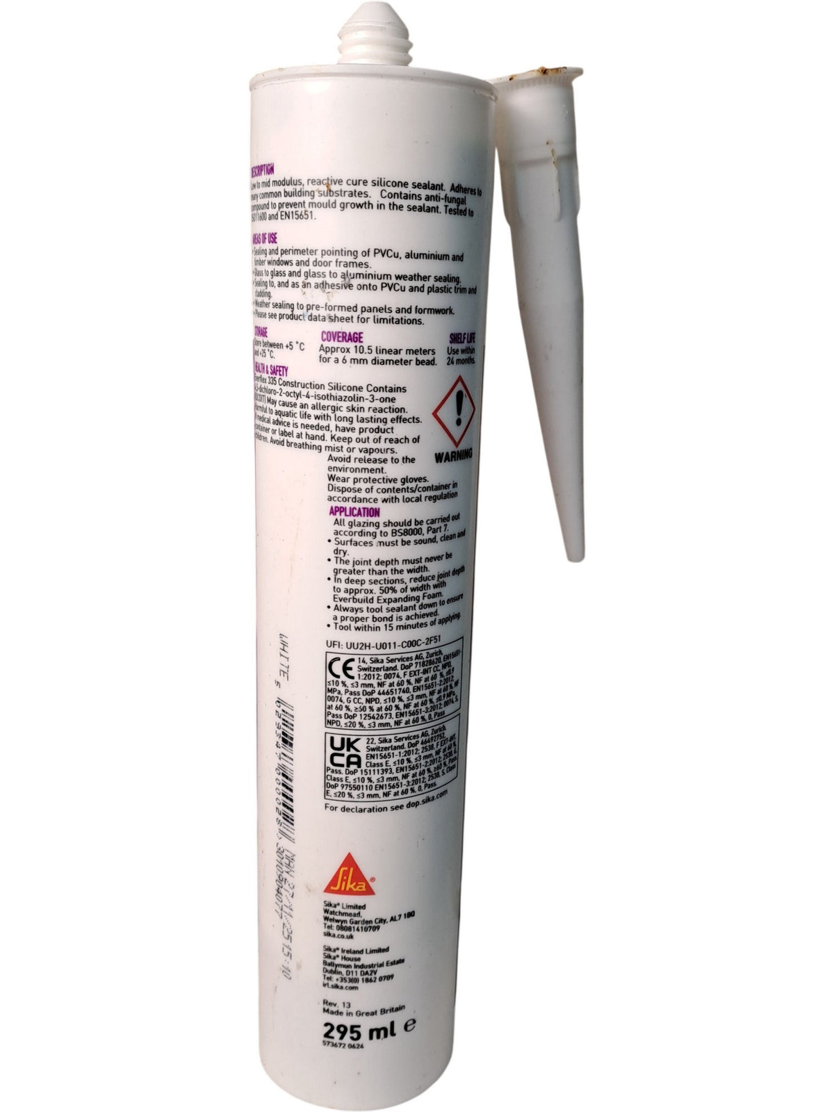 Everbuild | Everflex 335 Construction Silicone | 295ml