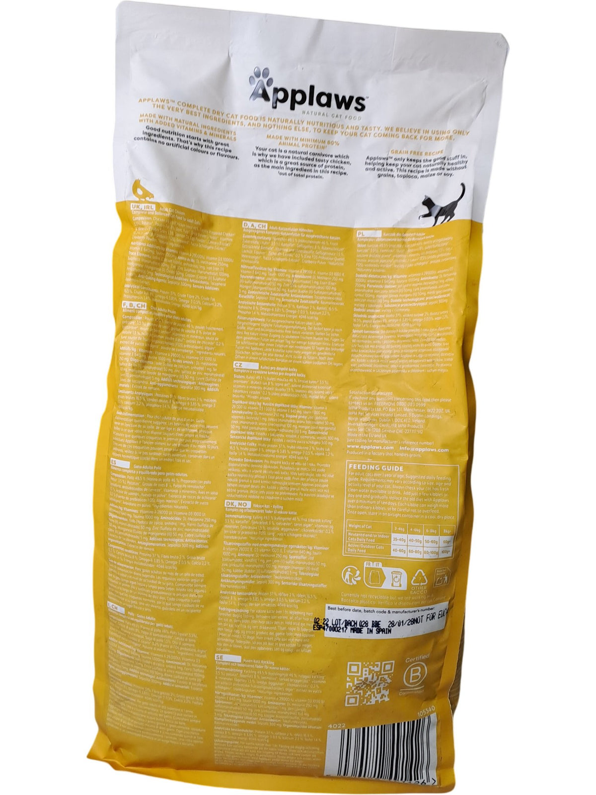 Applaws | Chicken Adult Cat Food | 2kg