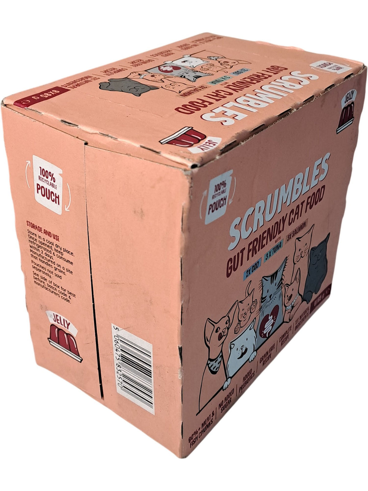 Scrumbles | Gut Friendly Cat Food | 8x85g Pouch