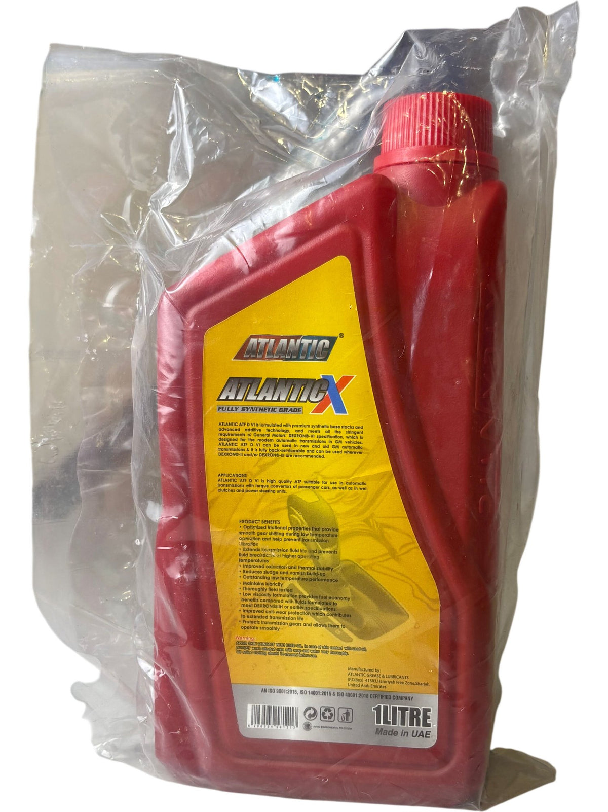 Atlantic ATF Dexron VI HP Transmission Fluid 1 Litre