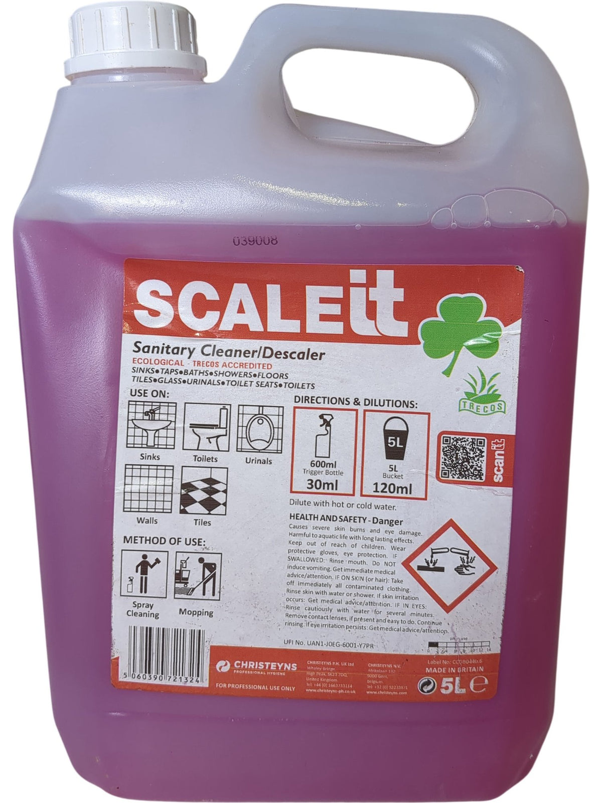 Scale It | Sanitary Cleaner/Descaler | 5L