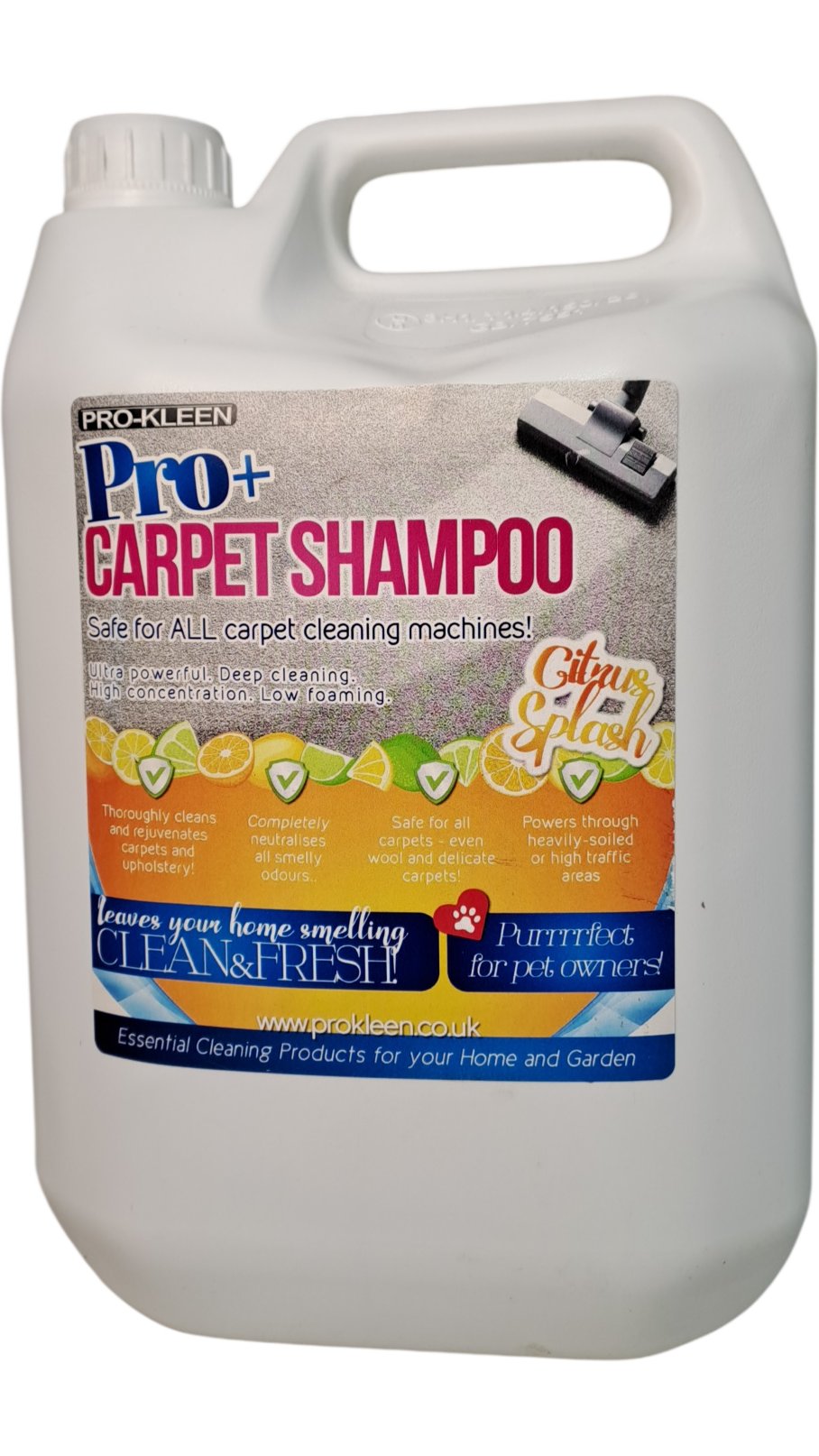 Pro-Kleen | Pro+ Carpet Shampoo | Citrus Splash | 5L