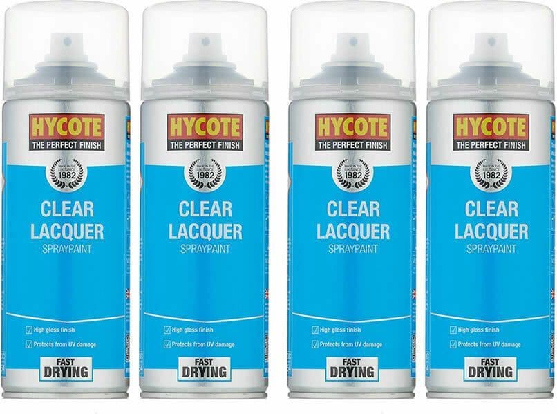 4 x 400ml| Hycote| Clear Lacquer