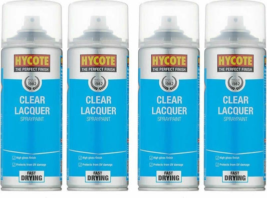 4 x 400ml| Hycote| Clear Lacquer