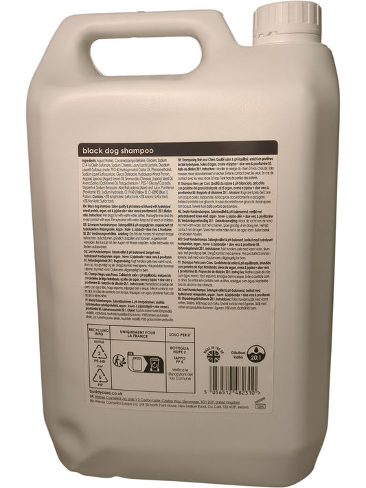 Buddy Care | Black Dog Shampoo | 5 Litres