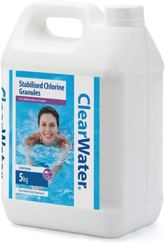 Clearwater| Stabilised Chlorine Granules| 5kg