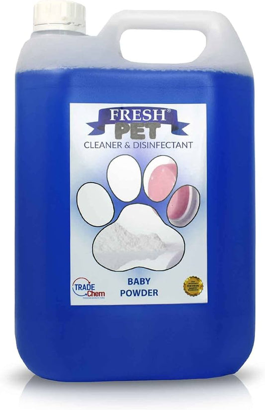 Pet Fresh | Cleaner & Disinfectant | Baby Powder | 5L