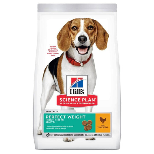 Hill's| Medium Adult Dog- Perfect Weight-Chicken- 2kg