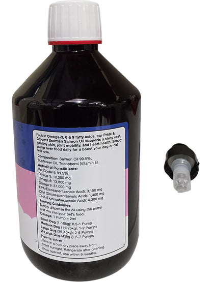 Pride & Groom | Scottish Salmon Oil Supplement | 500ml