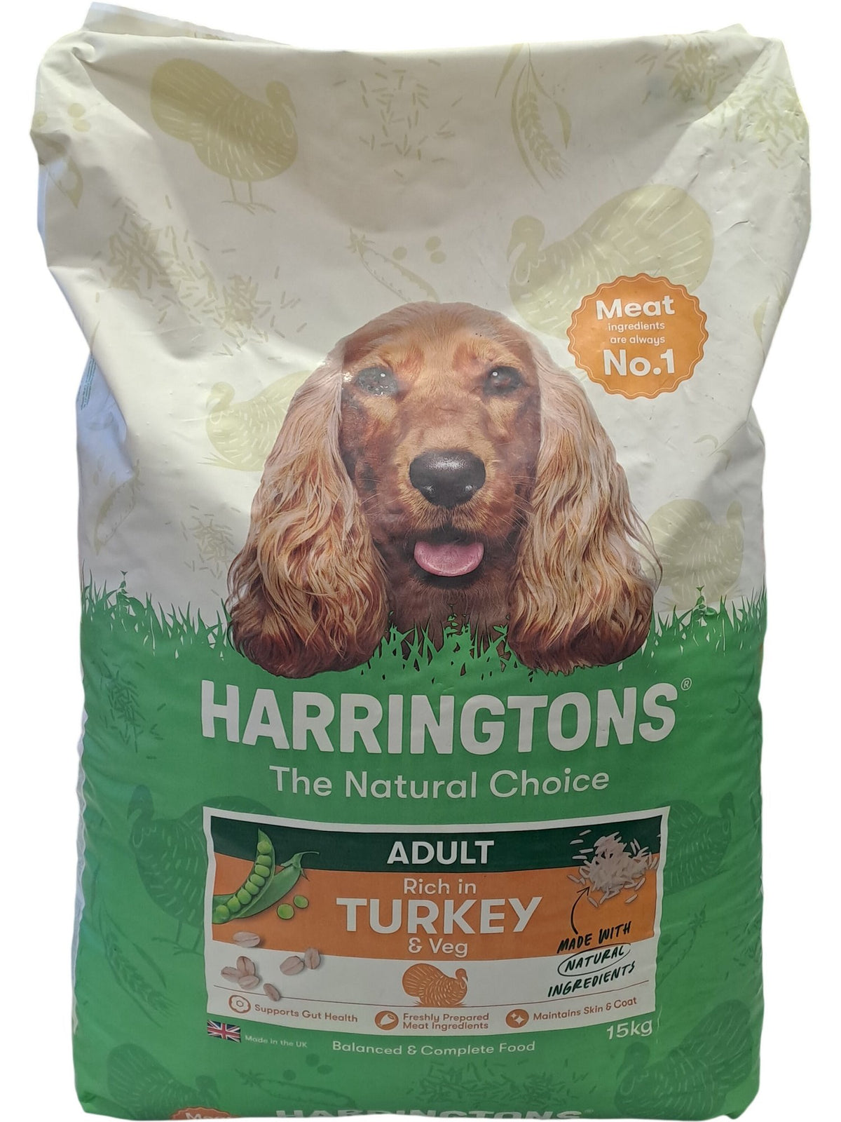 Harringtons | Adult Dog Food | Rich in Turkey & Veg | 15kg
