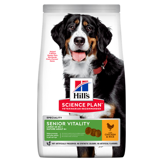 Hill's Senior Vitality | Large Mature | Chicken & Rice | 14kg