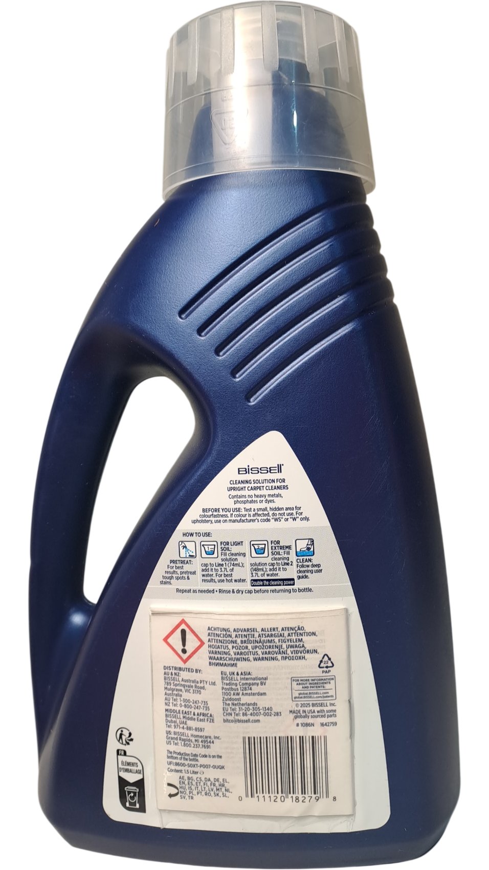 Bissell | Wash & Protect Stain & Odour | 1632957 | 1.5L