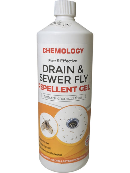 Chemology | Drain & Sewer Fly Repellent Gel | 1L