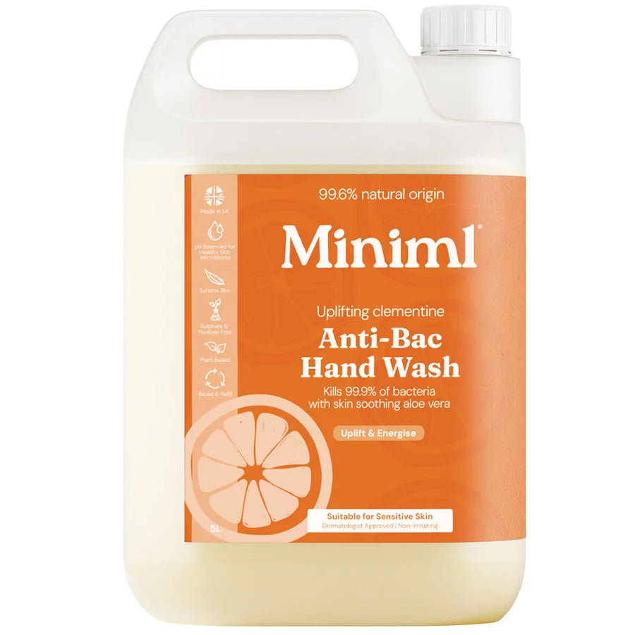 Miniml| Anti Bac Hand Wash| Clementine| 5L