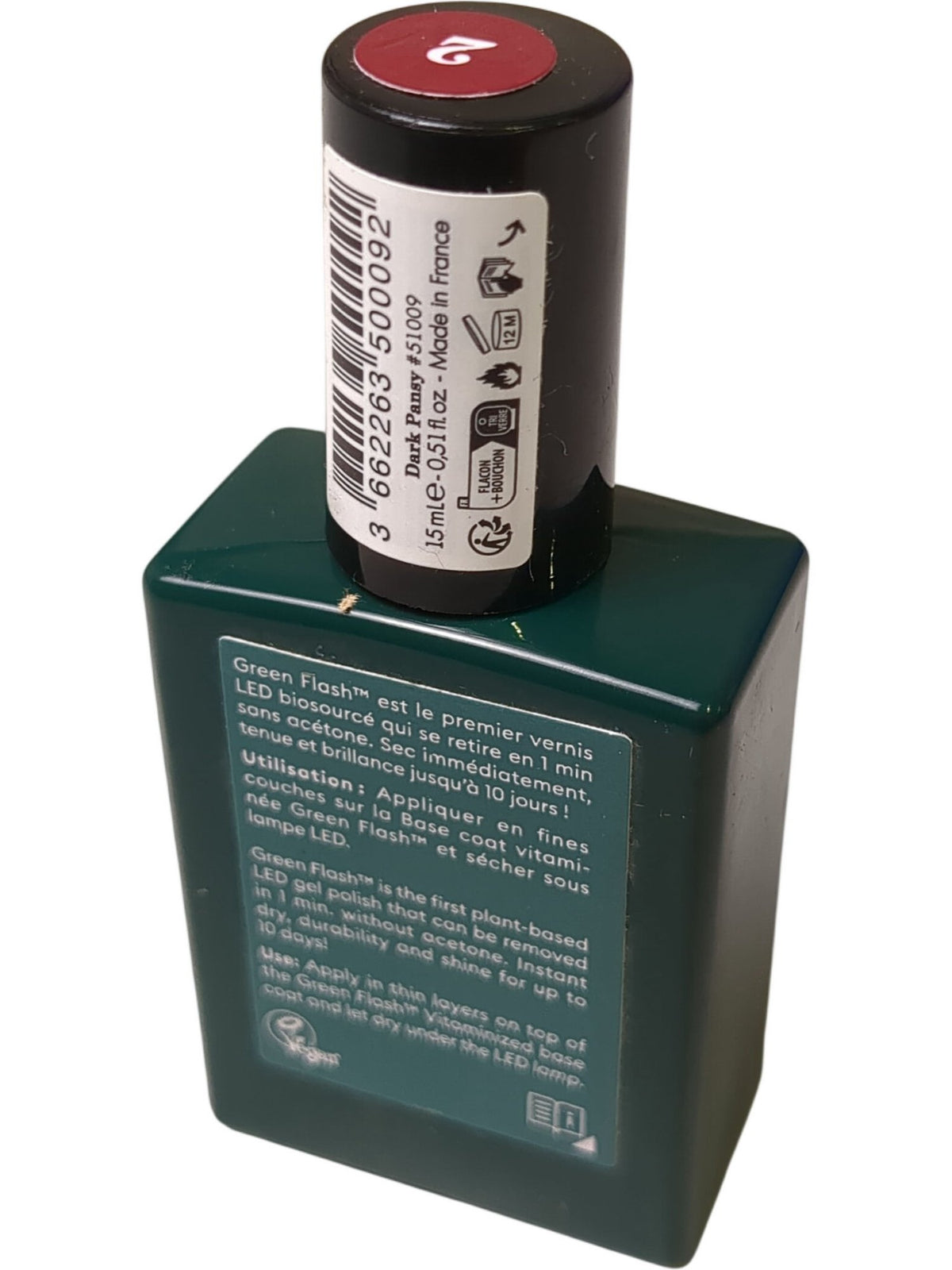 Manucurist | Green Flash LED Nail Polish | Dark Pansy | 15ml