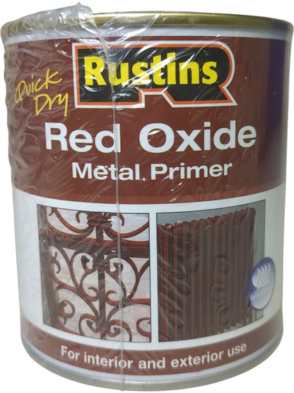 Rustins | Red Oxide Metal Primer | 500ml