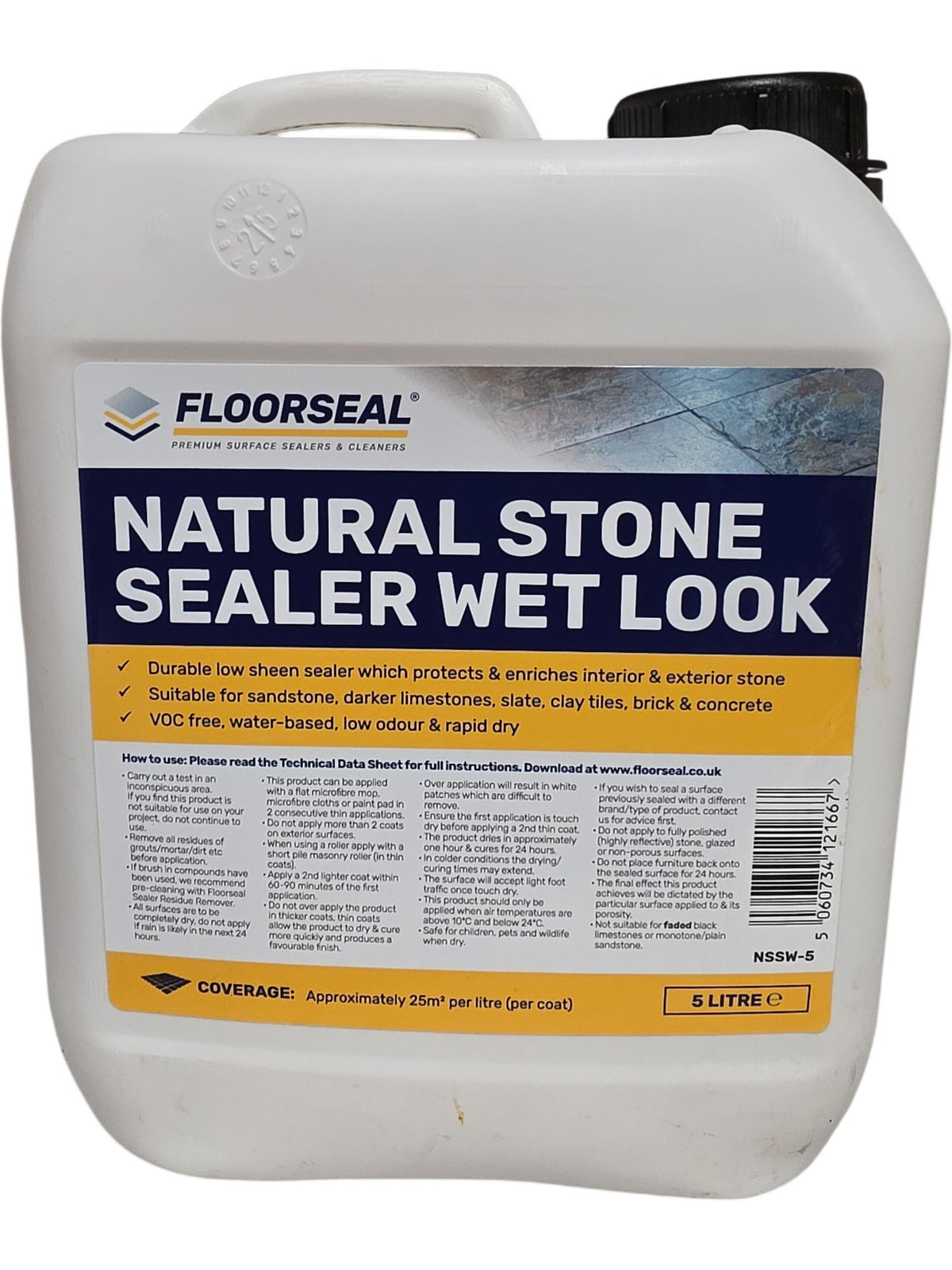 Floorseal | Natural Stone Sealer Wet Look | 5L