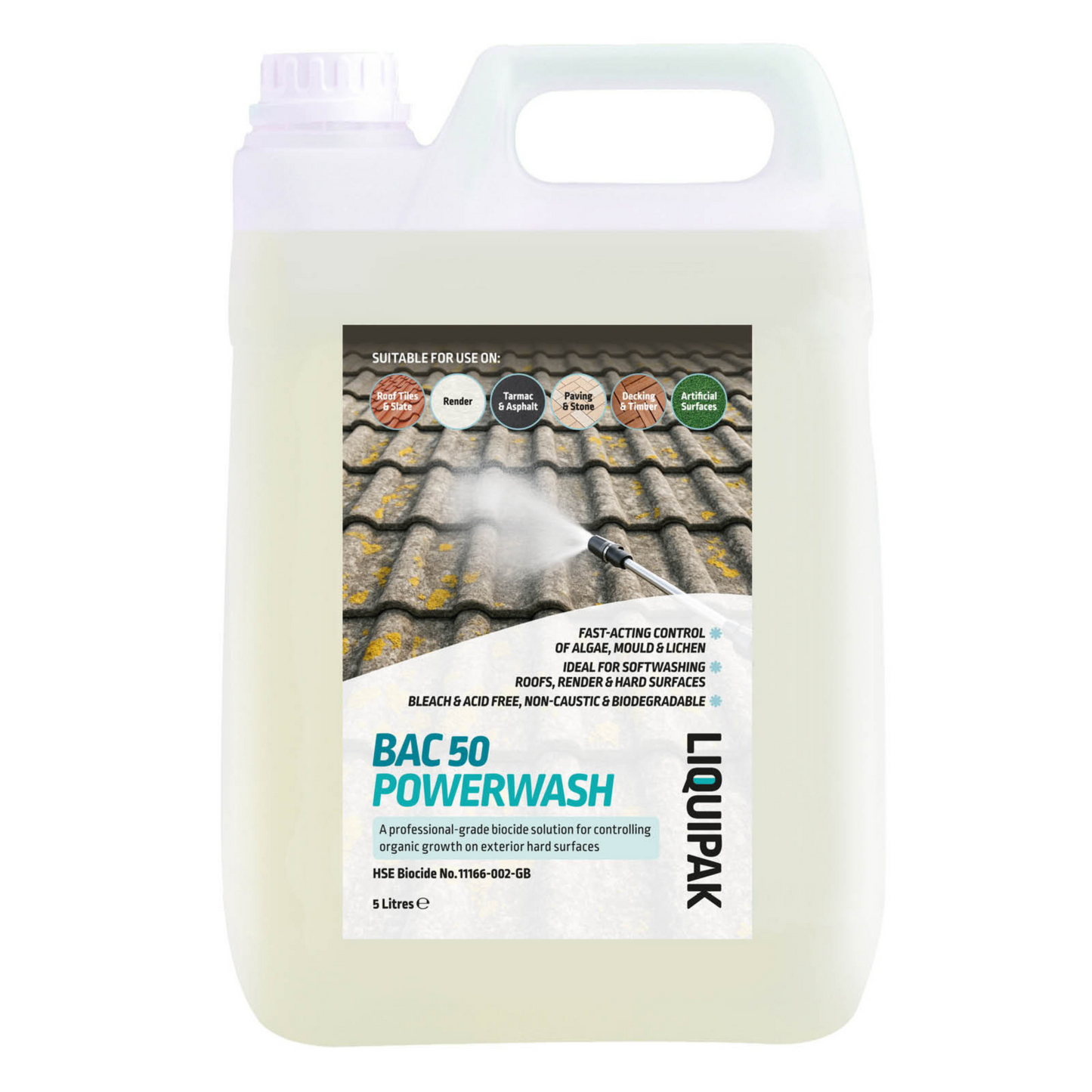 Liquipak| BAC 50 Powerwash| 5L