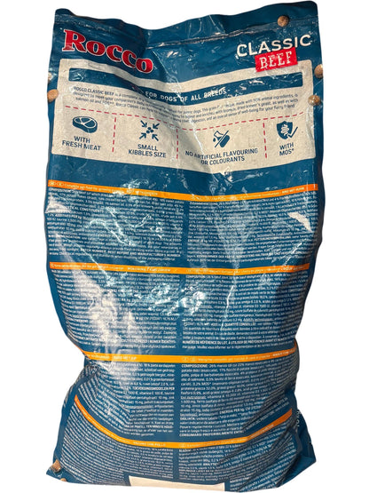 Rocco Classic Beef Dog Food 4062911059535 10KG