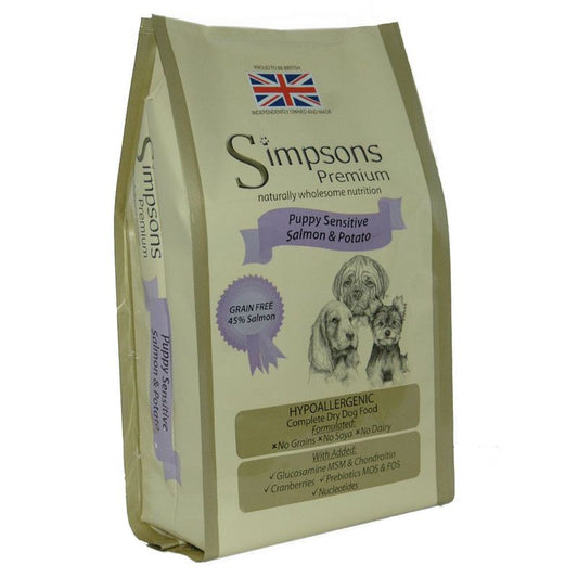 Simpsons| Puppy Sensitive- Salmon & Potato- 12kg