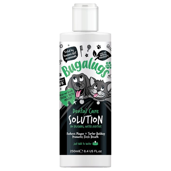 Bugalugs| Dental Solution| For Cats & Dogs| 250ml