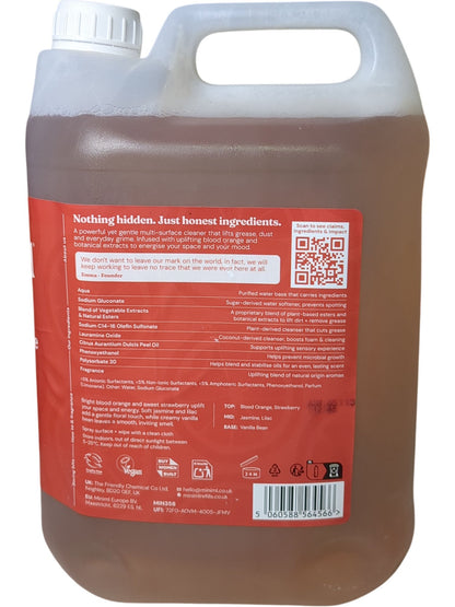 Miniml | Multi-Surface Cleaner | Uplifting Blood Orange | 5L