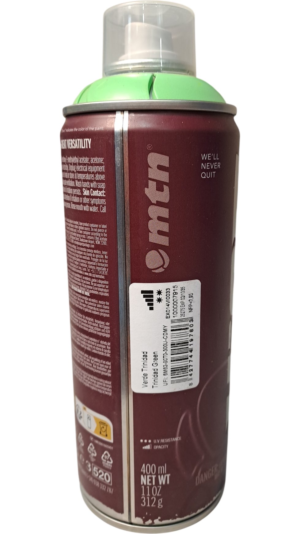 MTN | Spray Paint | Trinidad Green | 400ml