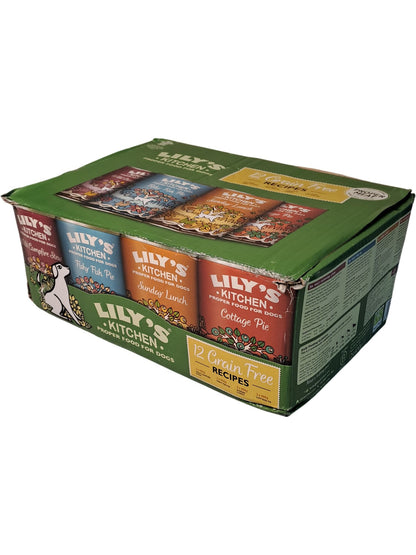 Lily's Kitchen | Grain Free Dog Food Variety Pack | 12x400g