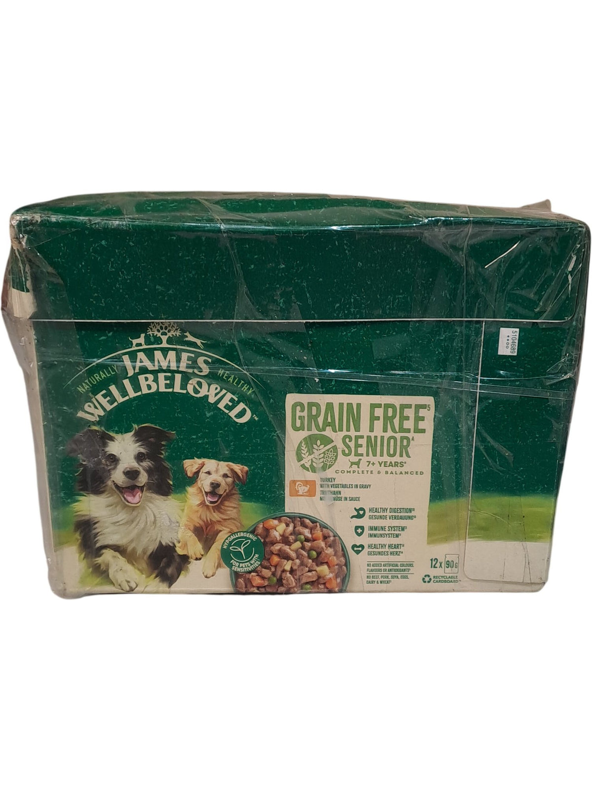 James Wellbeloved | Grain Free Senior Dog Food | 1.08KG