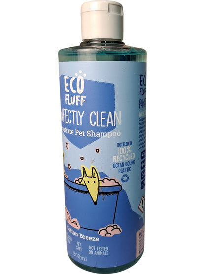 Eco Fluff | Pawfectly Clean Concentrate Pet Shampoo | Cotton Breeze 500ml