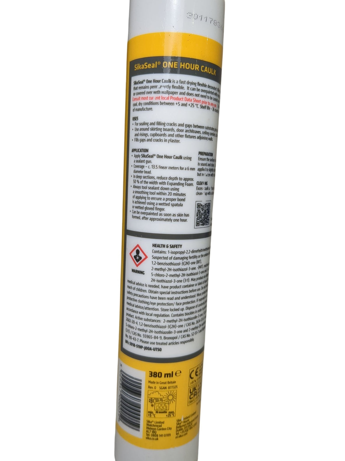 Sika | SikaSeal One Hour Caulk | 380ml