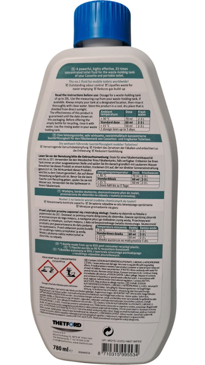 Thetford | Aqua Kem Blue Concentrated | Eucalyptus | 780ml