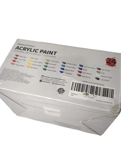 Fantastory | Acrylic Paint Set | 24 Colors | 60ml