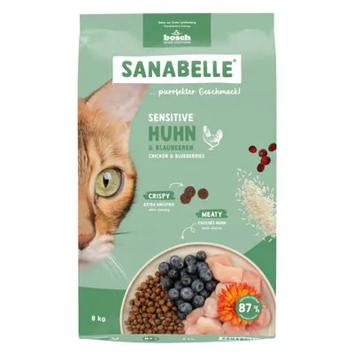 Sanabelle Sensitive Cat - Chicken & Blueberries - 8kg
