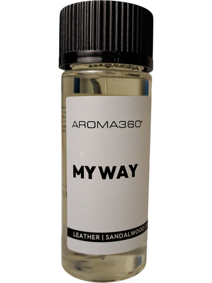 Aroma360 | My Way Fragrance Oil | Leather Sandalwood | 50ml