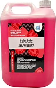 PalmSafe| Alcohol Hand Sanitiser-Strawberry-5L