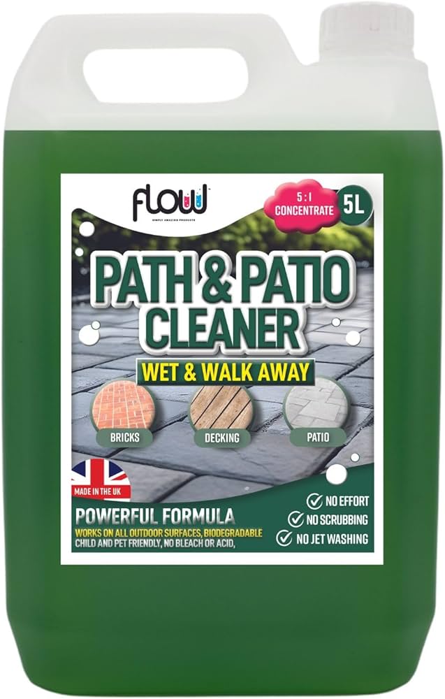 Flow| Path & Patio Cleaner| Wet & Walk Away| 5L