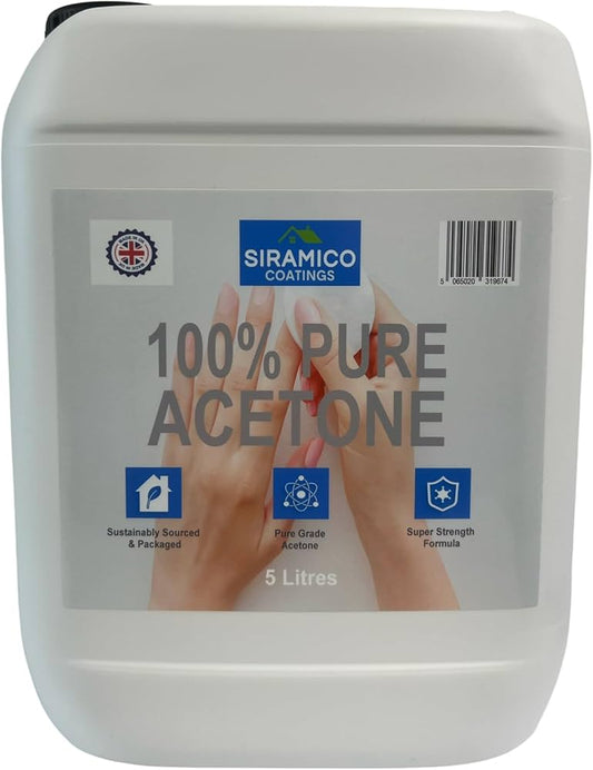 Siramico| 100% Pure Acetone| 5L