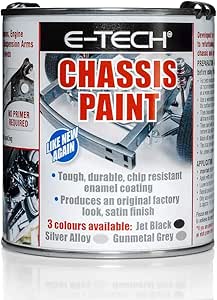 E-Tech| Chassis Paint| Jet Black 500ml|