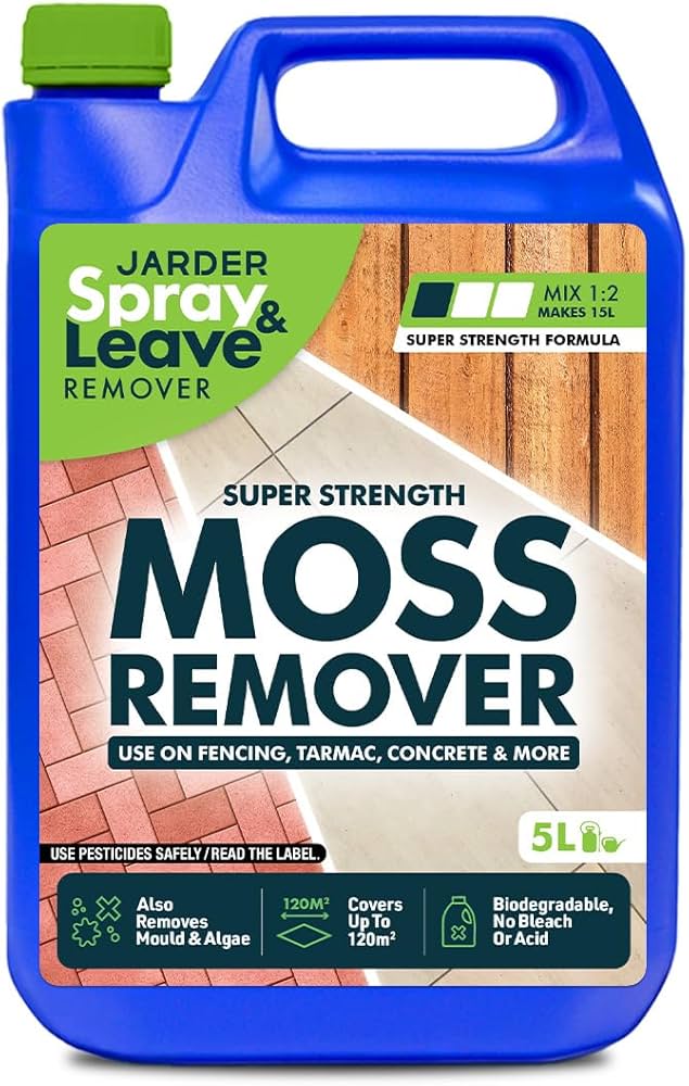 Jarder| Spray & Leave| Super Moss Remover| 5L