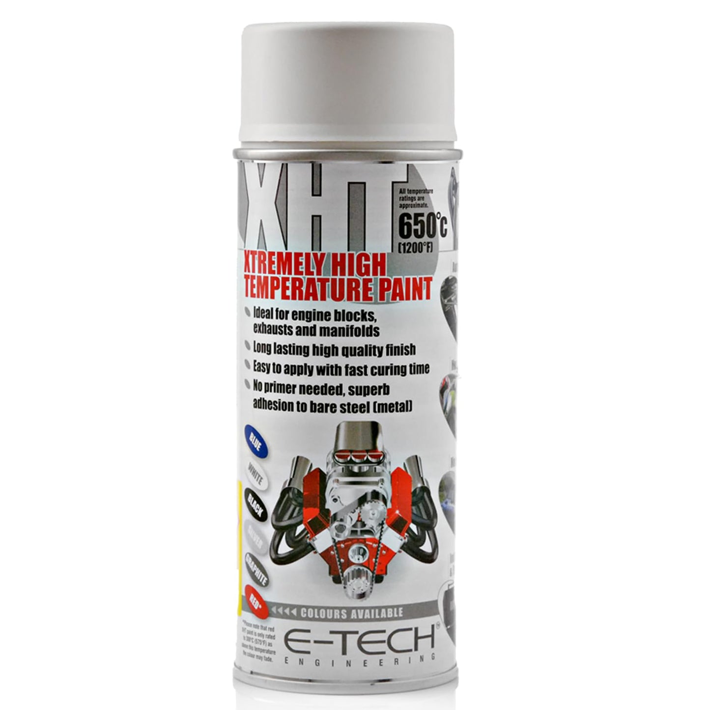 E-TECH| XHT Extremely High Temp Clear Lacquer| 400ml