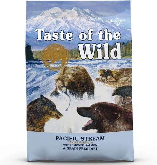 Taste of the Wild Dog food- Pacific Stream with Smoked Salmon, 12.2kg