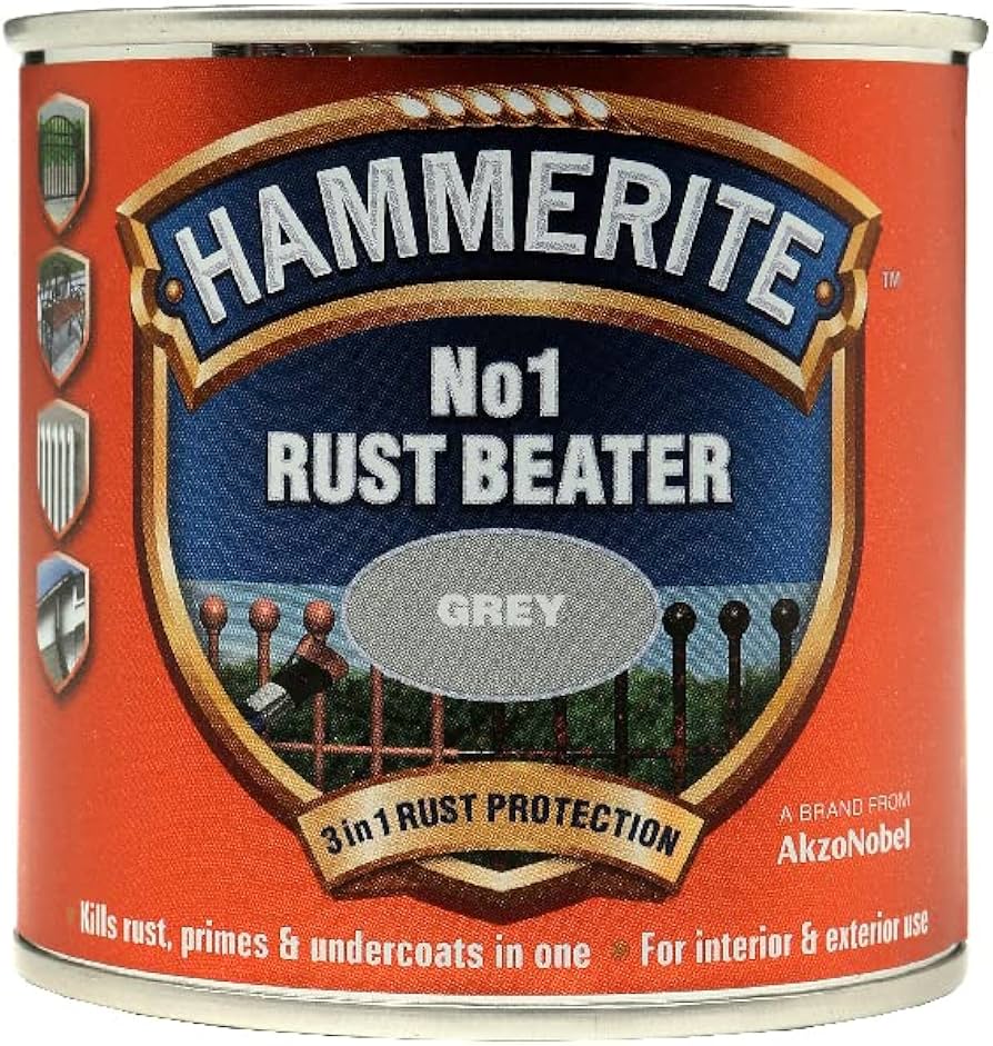 Hammerite| No1 Rust Beater| Grey| 250ml