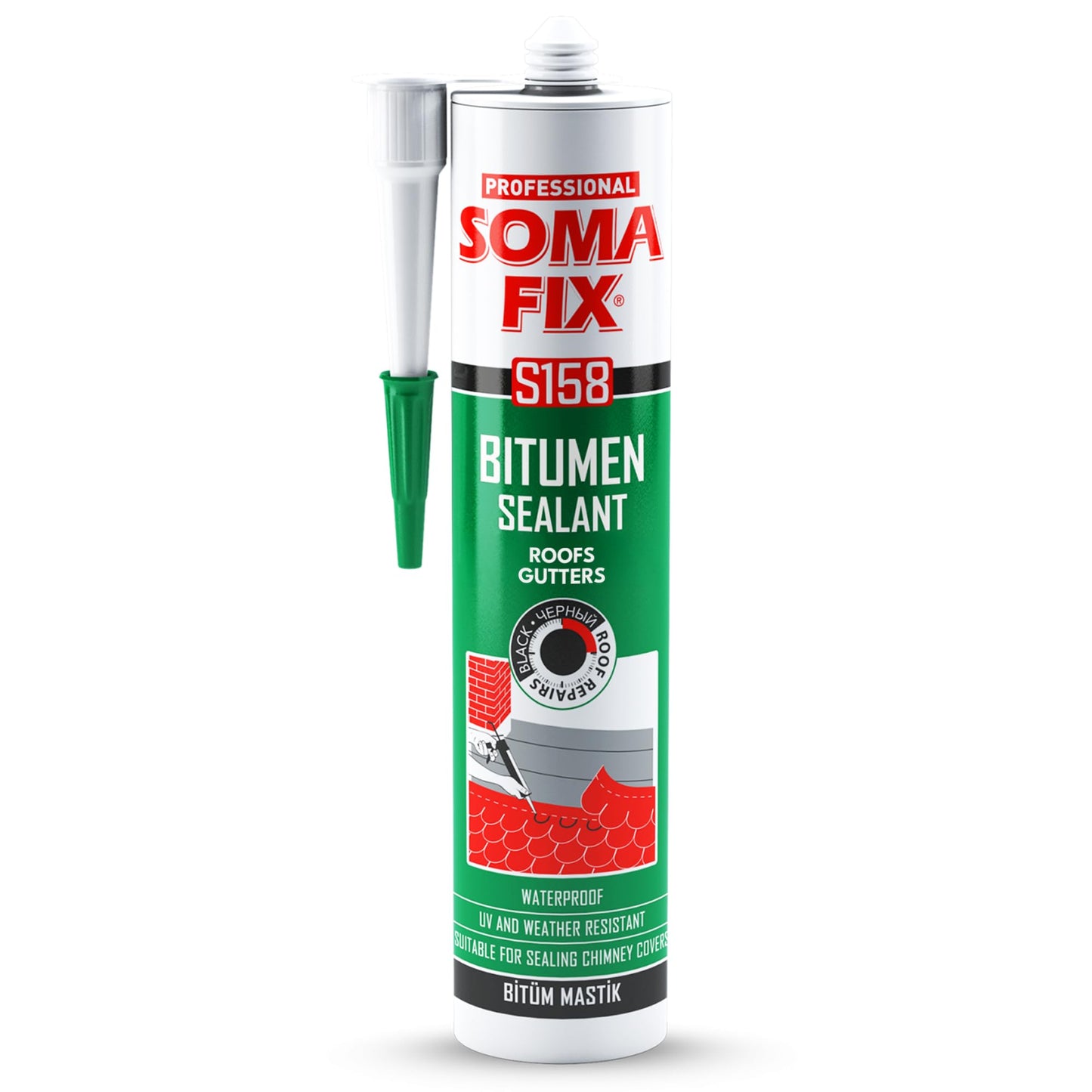 Professional Soma Fix| S158 Bitumen Sealant|310ml