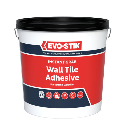 Evo-stik| Wall Tile Adhesive| Fixes Up to 5.5m2