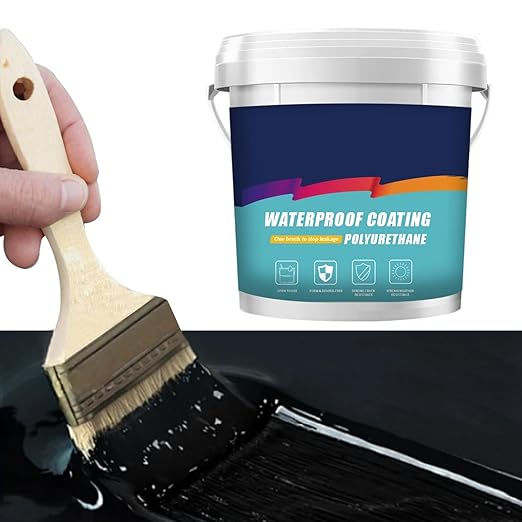 Yasen| Waterproof Coating Polyurethane-Black-1kg