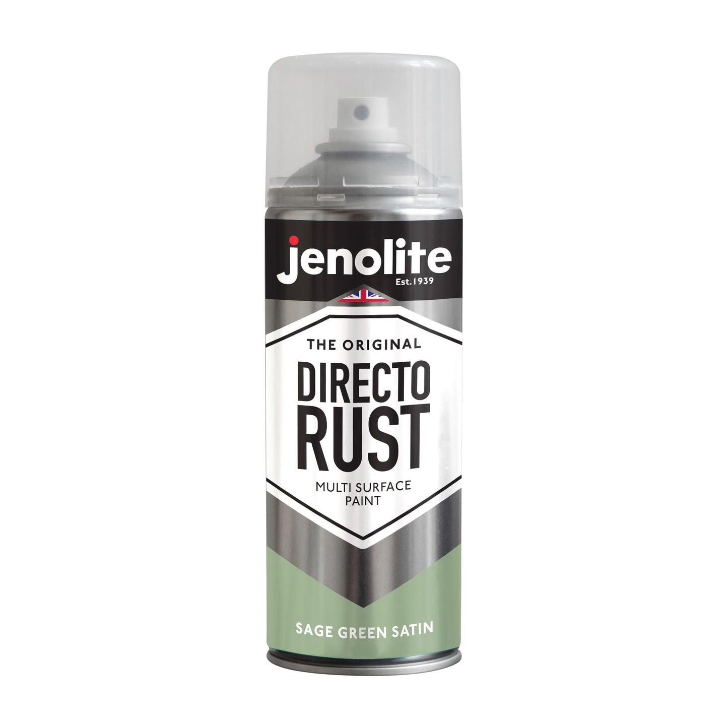Jenolite| Direct To Rust Paint Spray| Sage Green Satin|400ml