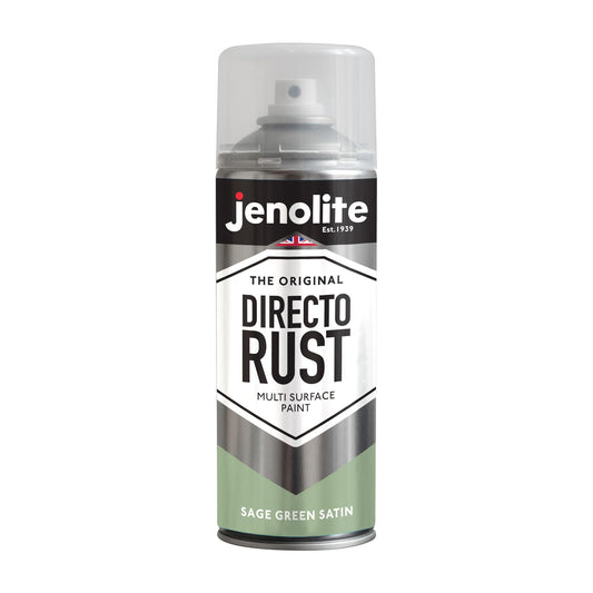 Jenolite| Direct To Rust Paint Spray| Sage Green Satin|400ml